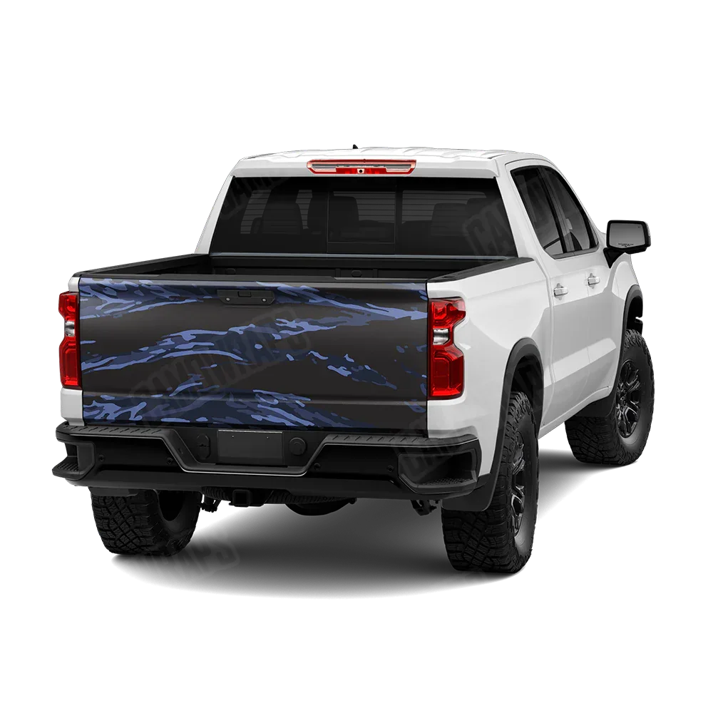Vietnam Tiger Stripe Blue Midnight Tailgate Wraps