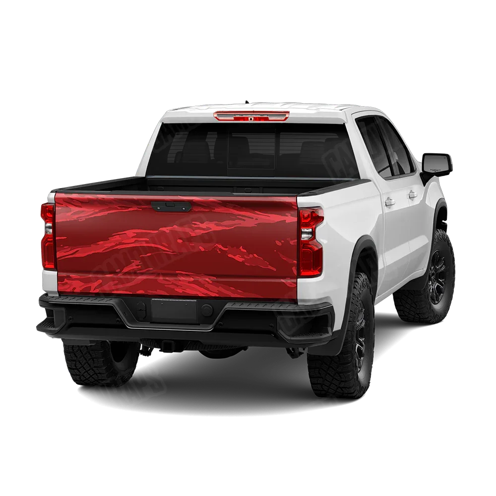 Vietnam Tiger Stripe Elite Red Tailgate Wraps