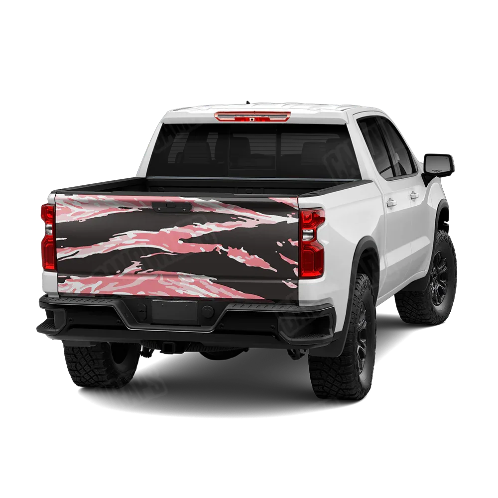 Vietnam Tiger Stripe Pink Tailgate Wraps