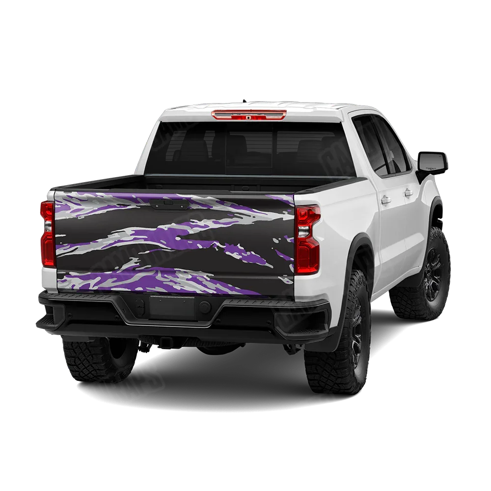Vietnam Tiger Stripe Purple Tiger Tailgate Wraps
