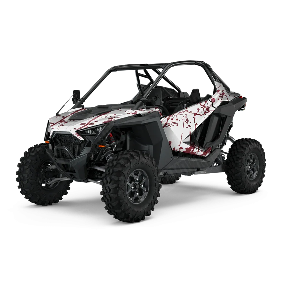 Bloodbath White UTV Wraps