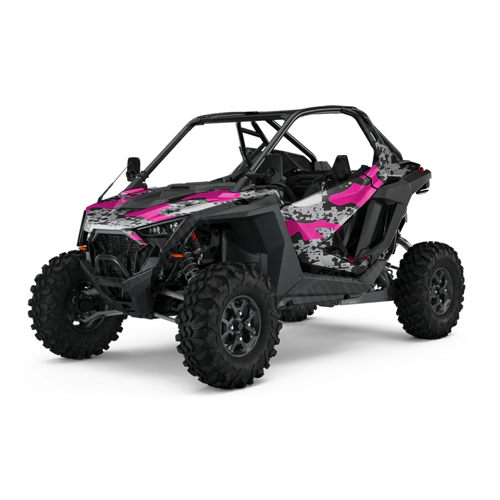 Compound Magenta Tiger UTV Wraps