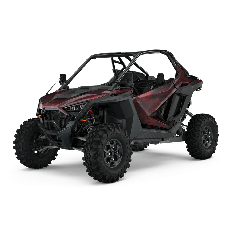Compound Vampire Red UTV Wraps