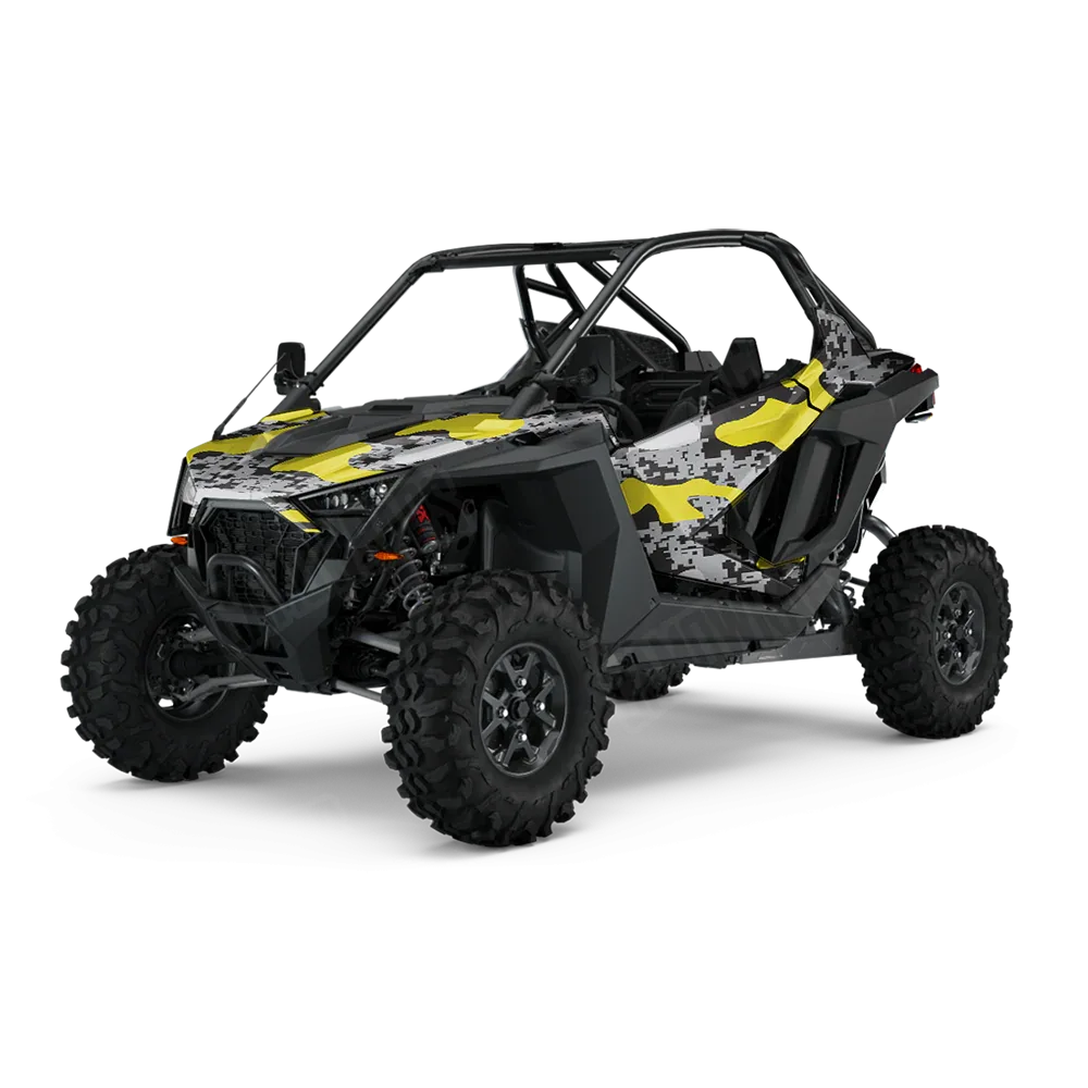 Compound Yellow Tiger UTV Wraps