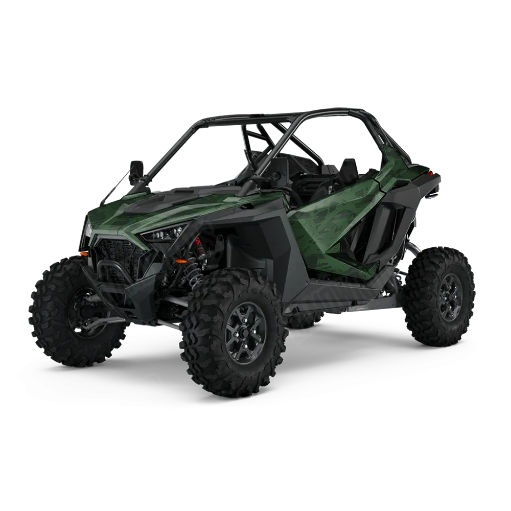 Crystal Elite Green UTV Wraps
