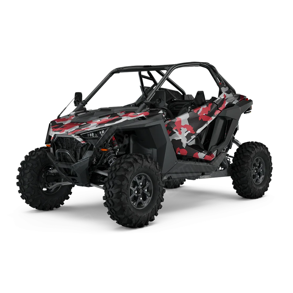 Erratic Red Tiger UTV Wraps