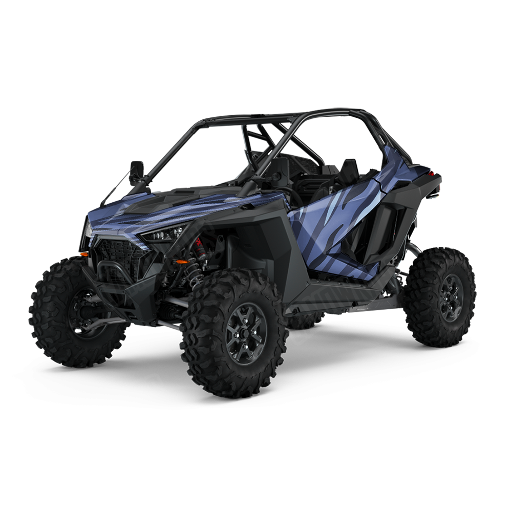 Fun Stripe Blue Urban Night UTV Wraps