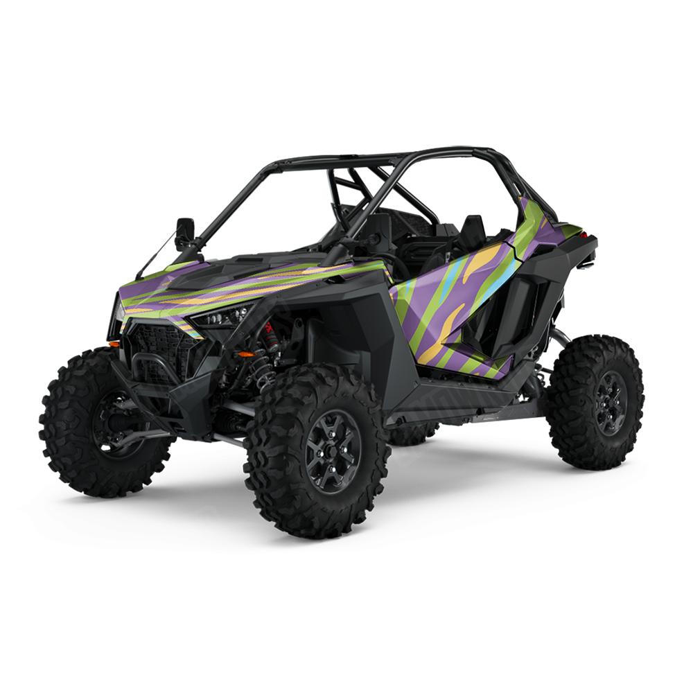 Fun Stripe Carnival UTV Wraps