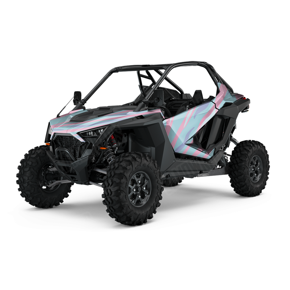 Fun Stripe Cotton Candy UTV Wraps