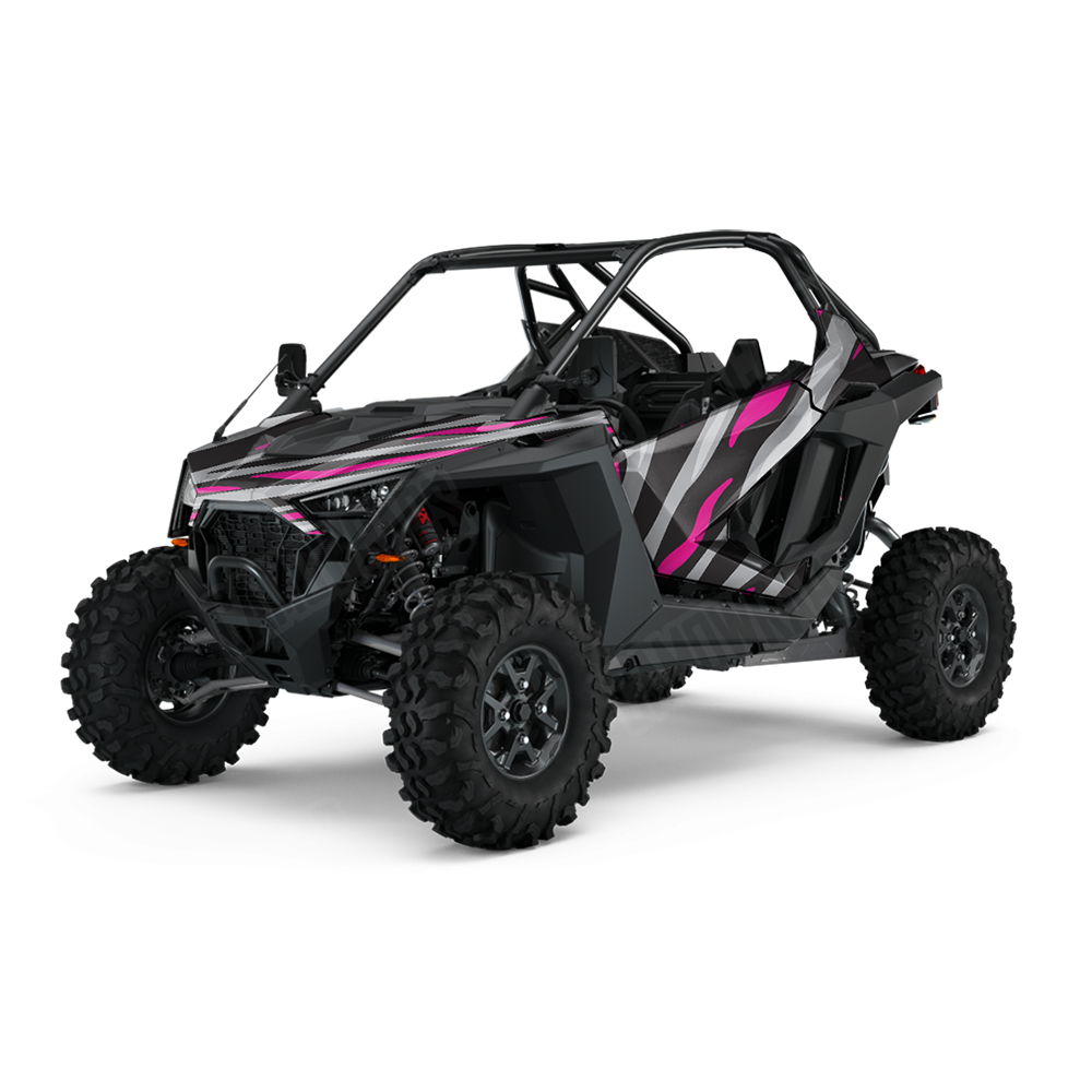 Fun Stripe Magenta Tiger UTV Wraps