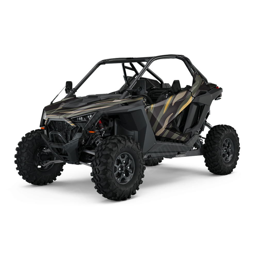 Fun Stripe Militant Yellow UTV Wraps