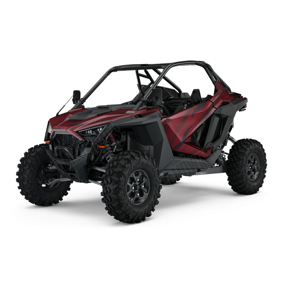 Fun Stripe Vampire Red UTV Wraps
