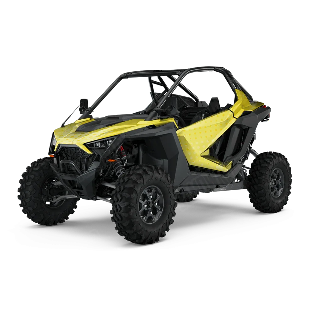 Halftone Splatter Elite Yellow UTV Wraps