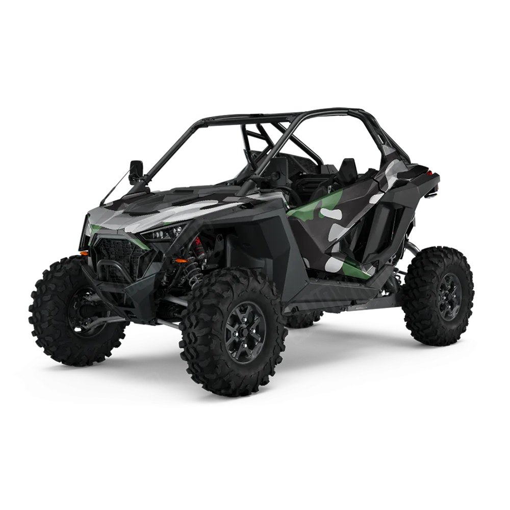 Classic Green Tiger UTV Wraps