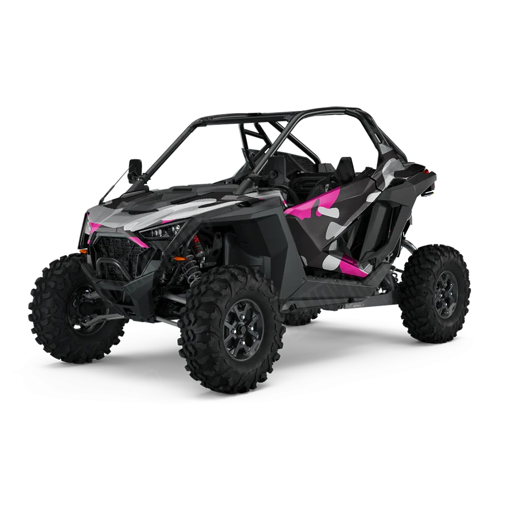 Classic Magenta Tiger UTV Wraps