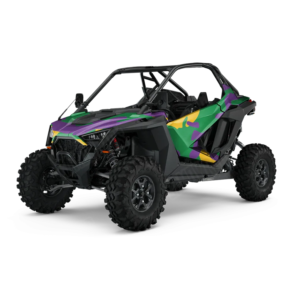 Classic Mardi Gras UTV Wraps