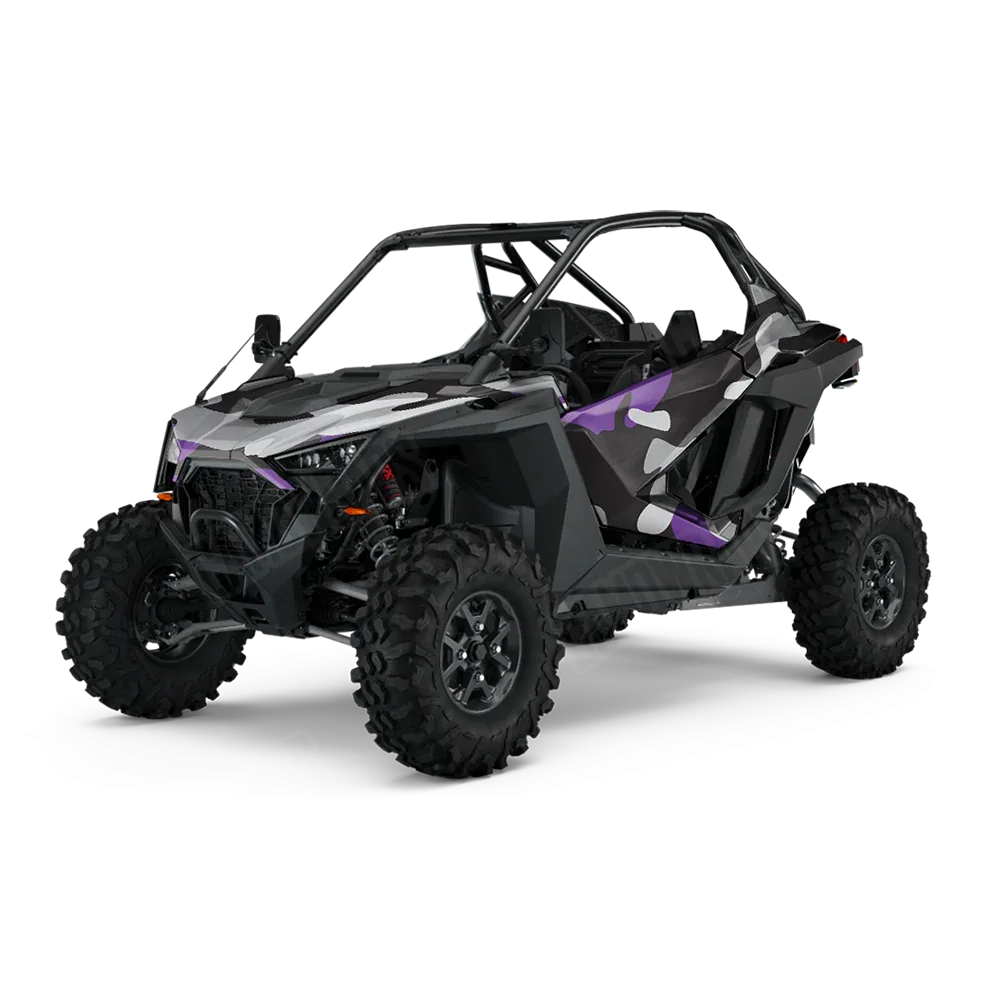Classic Purple Tiger UTV Wraps