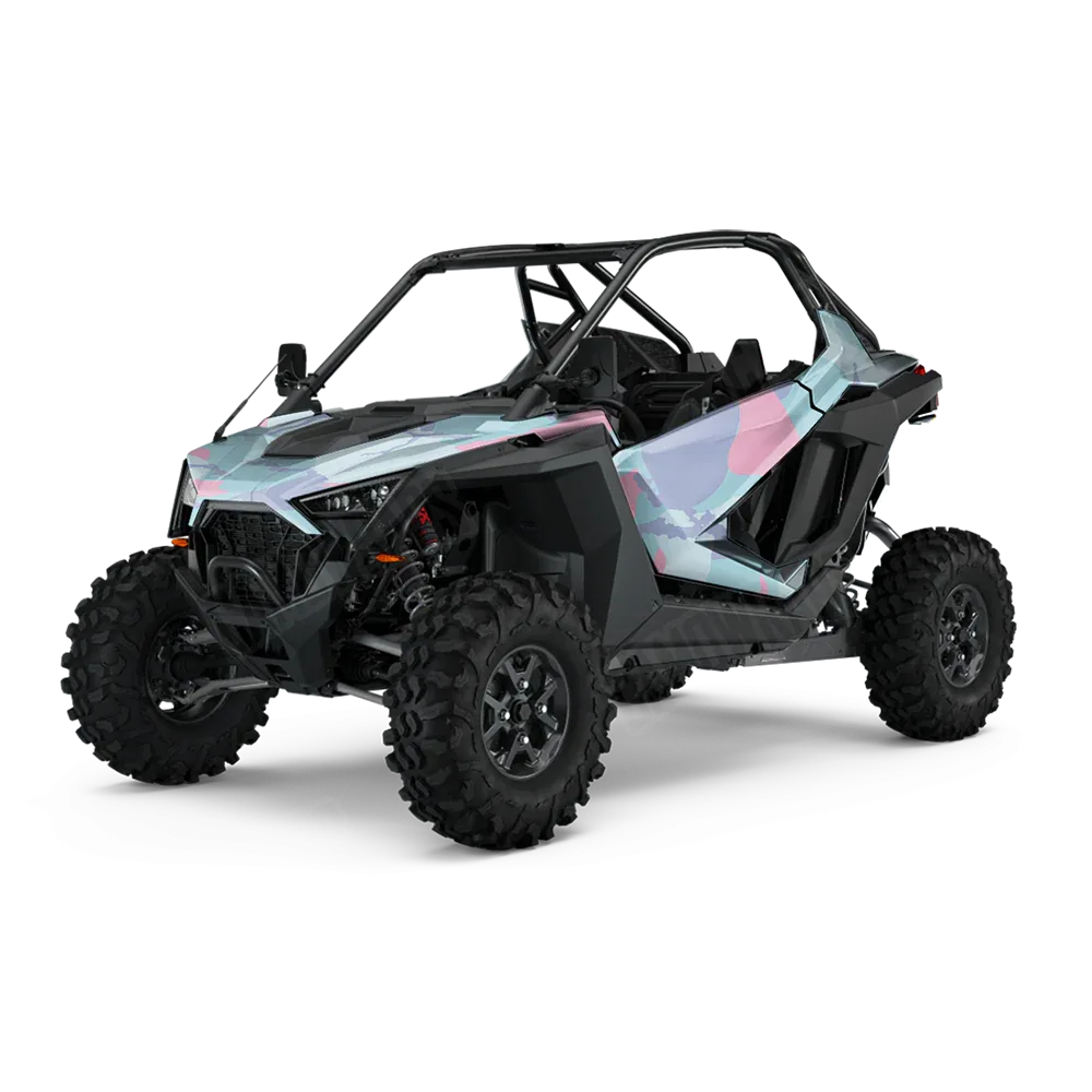 Ragged Cotton Candy UTV Wraps