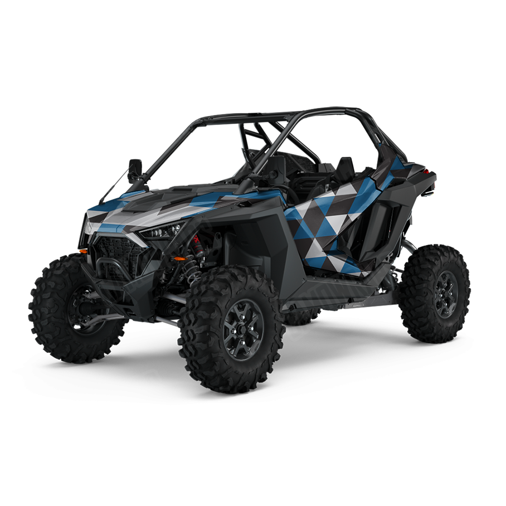Triangle Blue Tiger UTV Wraps