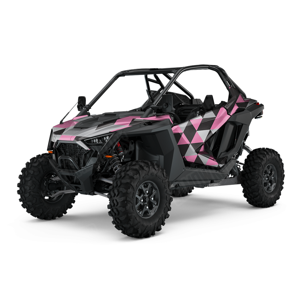 Triangle Pink Tiger UTV Wraps