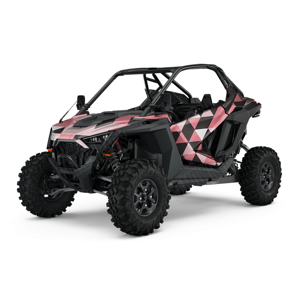 Triangle Pink UTV Wraps