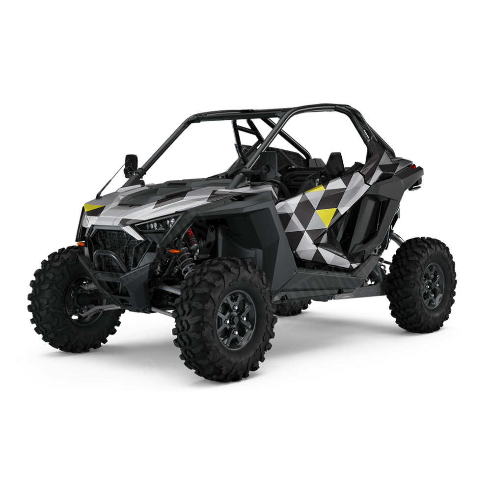 Triangle Urban Yellow UTV Wraps