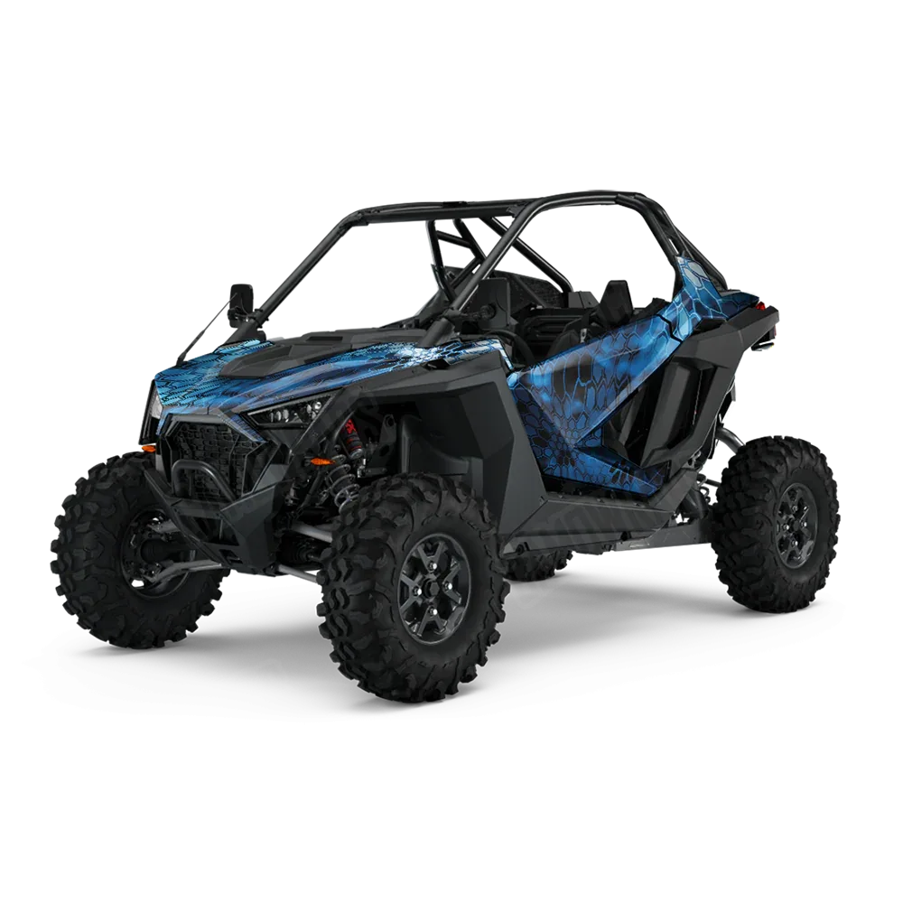 Kryptek Blue Lightning UTV Wraps