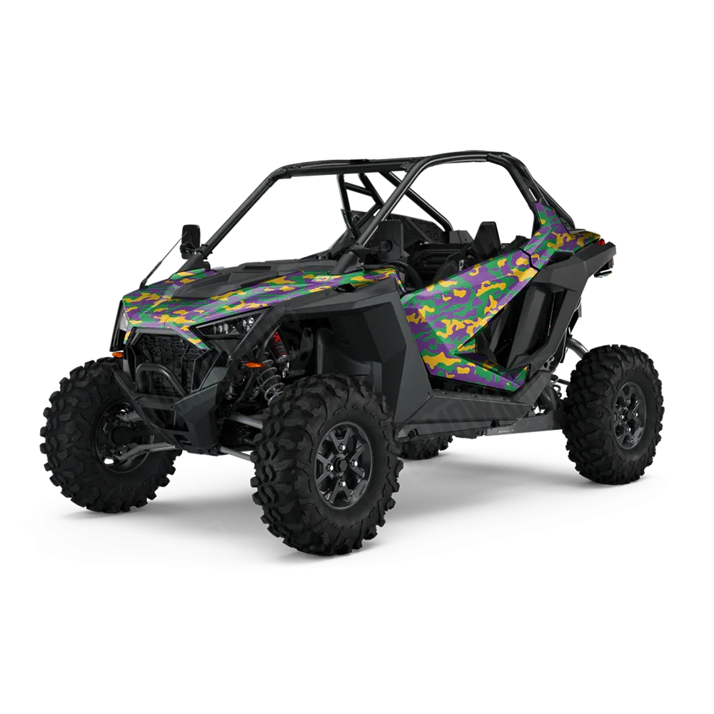 Classic Mardi Gras UTV Wraps