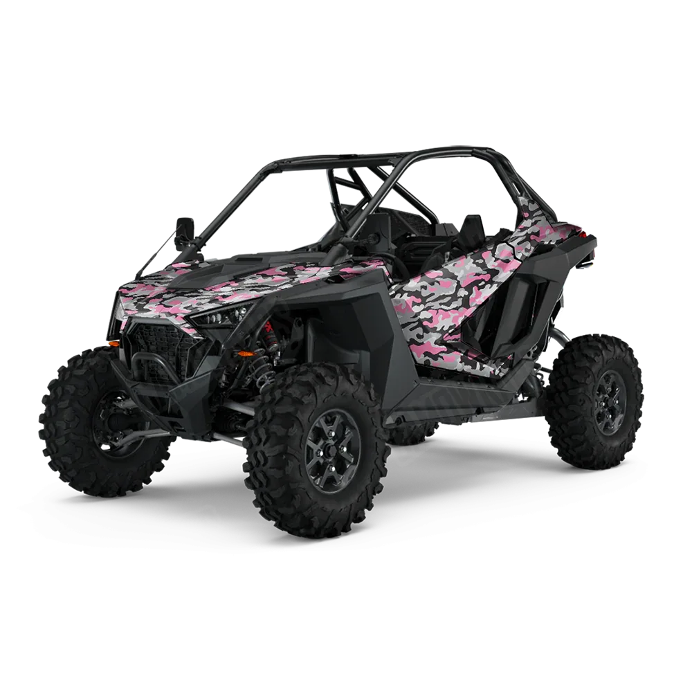 Classic Pink Tiger UTV Wraps