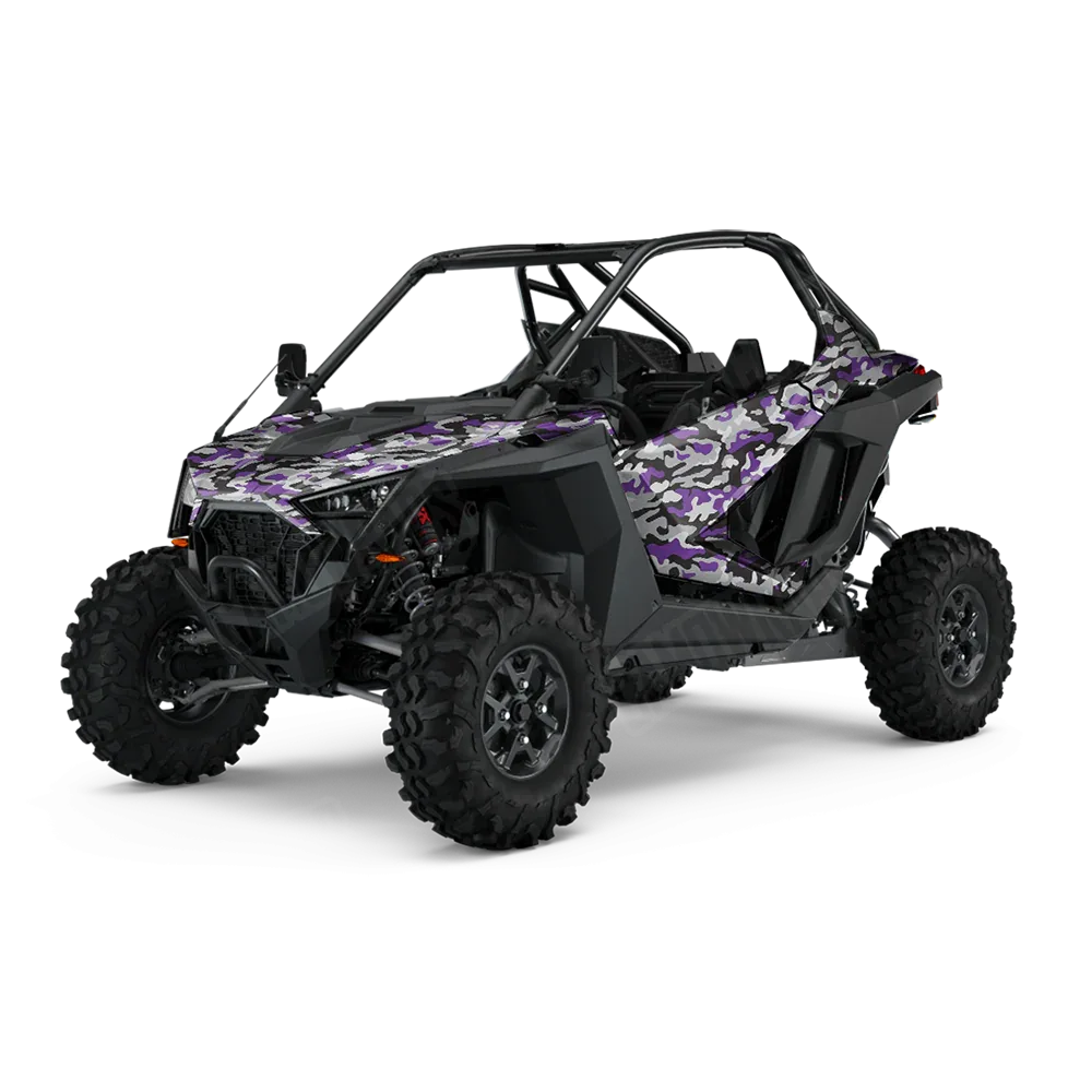 Classic Purple Tiger UTV Wraps