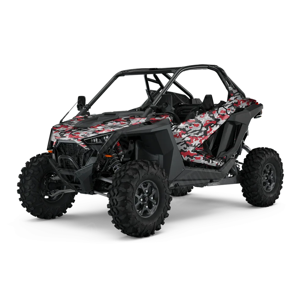 Classic Red Tiger UTV Wraps