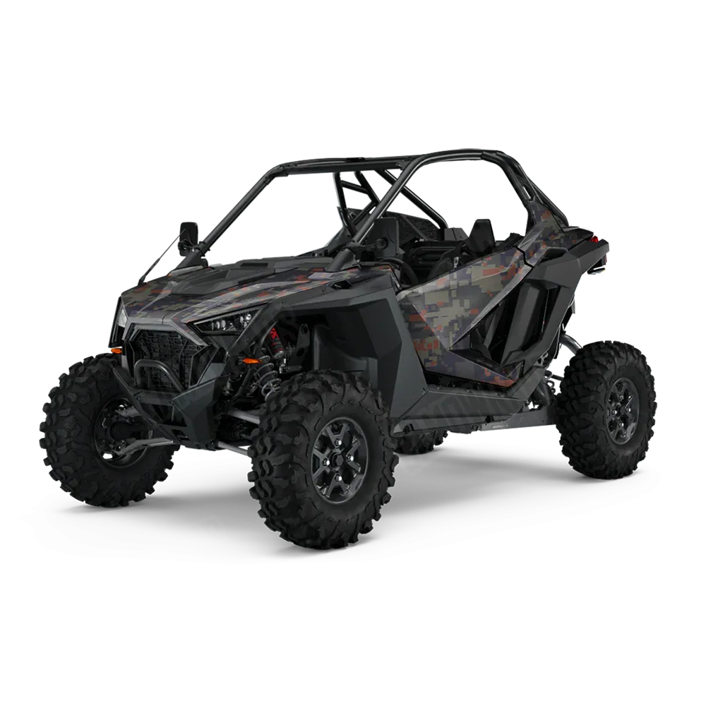 Digital Blue Copper UTV Wraps
