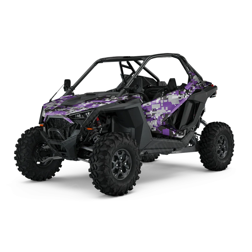 Digital Purple Tiger UTV Wraps