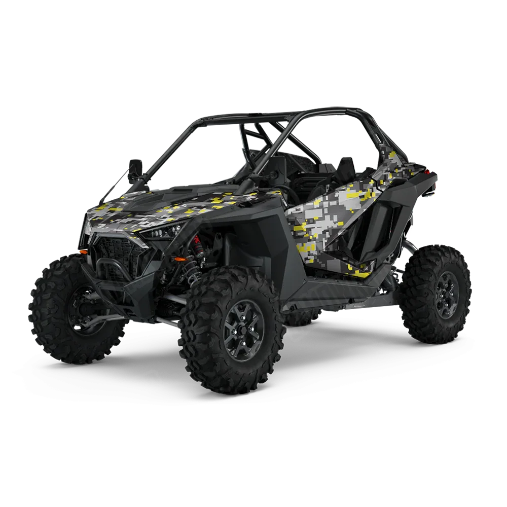 Digital Urban Yellow UTV Wraps