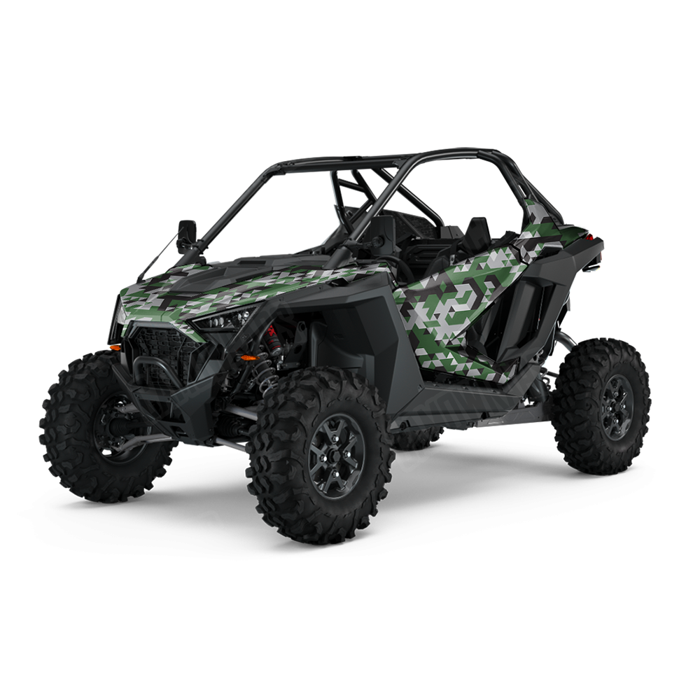 Triangle Green Tiger UTV Wraps