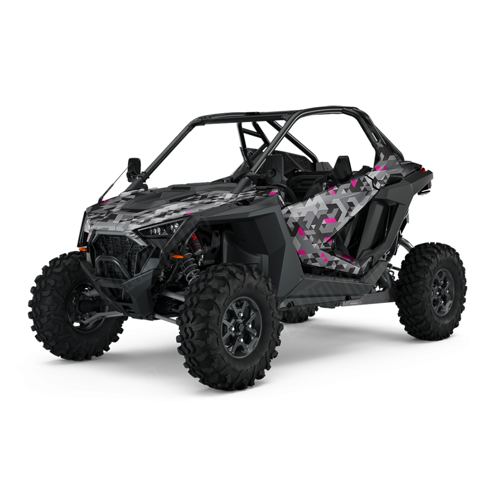 Triangle Urban Magenta UTV Wraps