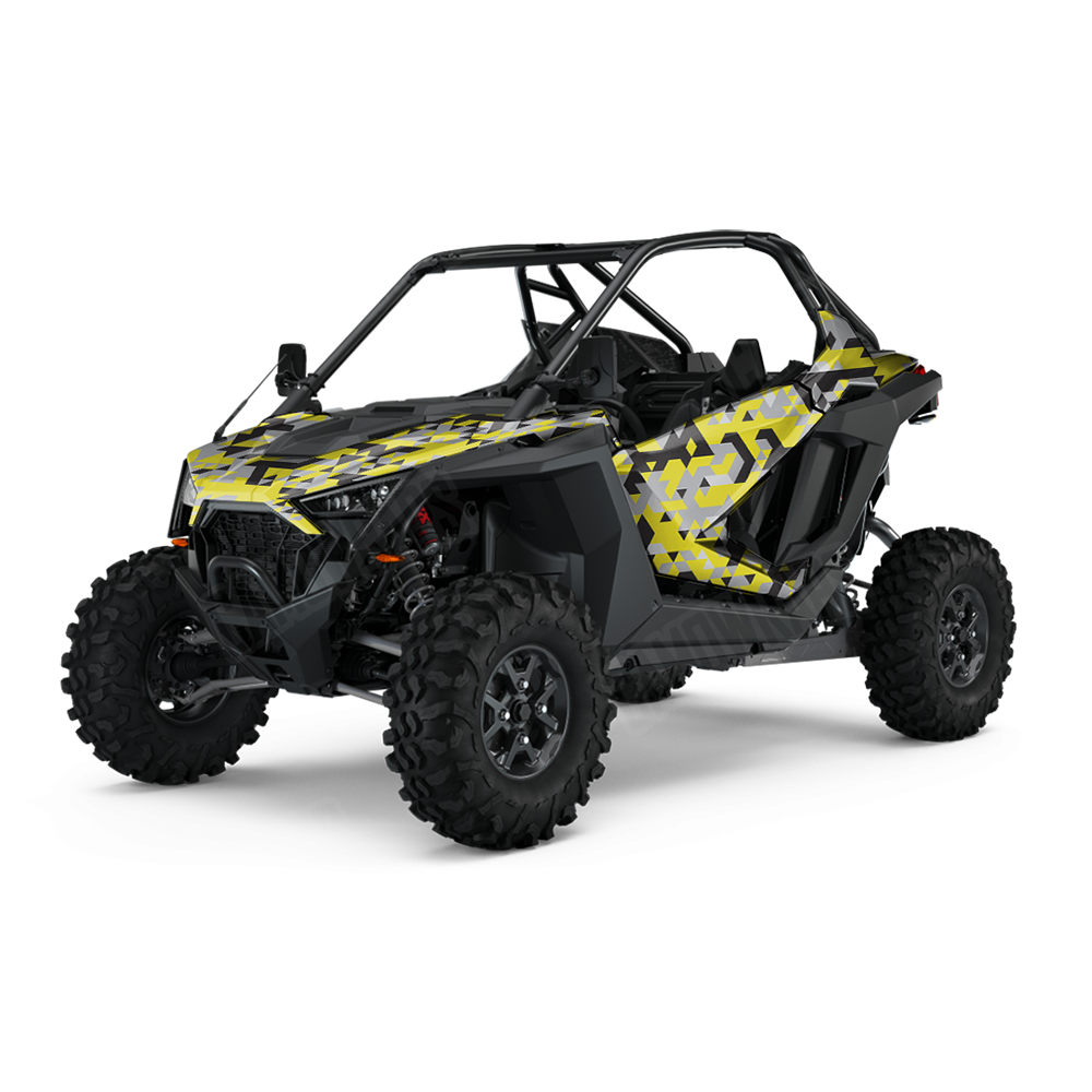 Triangle Yellow Tiger UTV Wraps