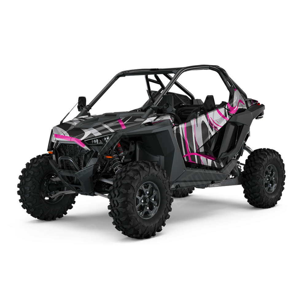 Liquid Smoke Magenta Tiger UTV Wraps