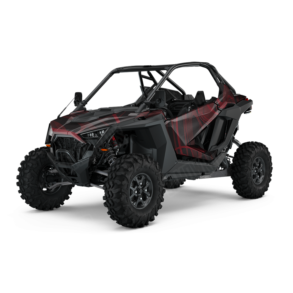 Liquid Smoke Vampire Red UTV Wraps