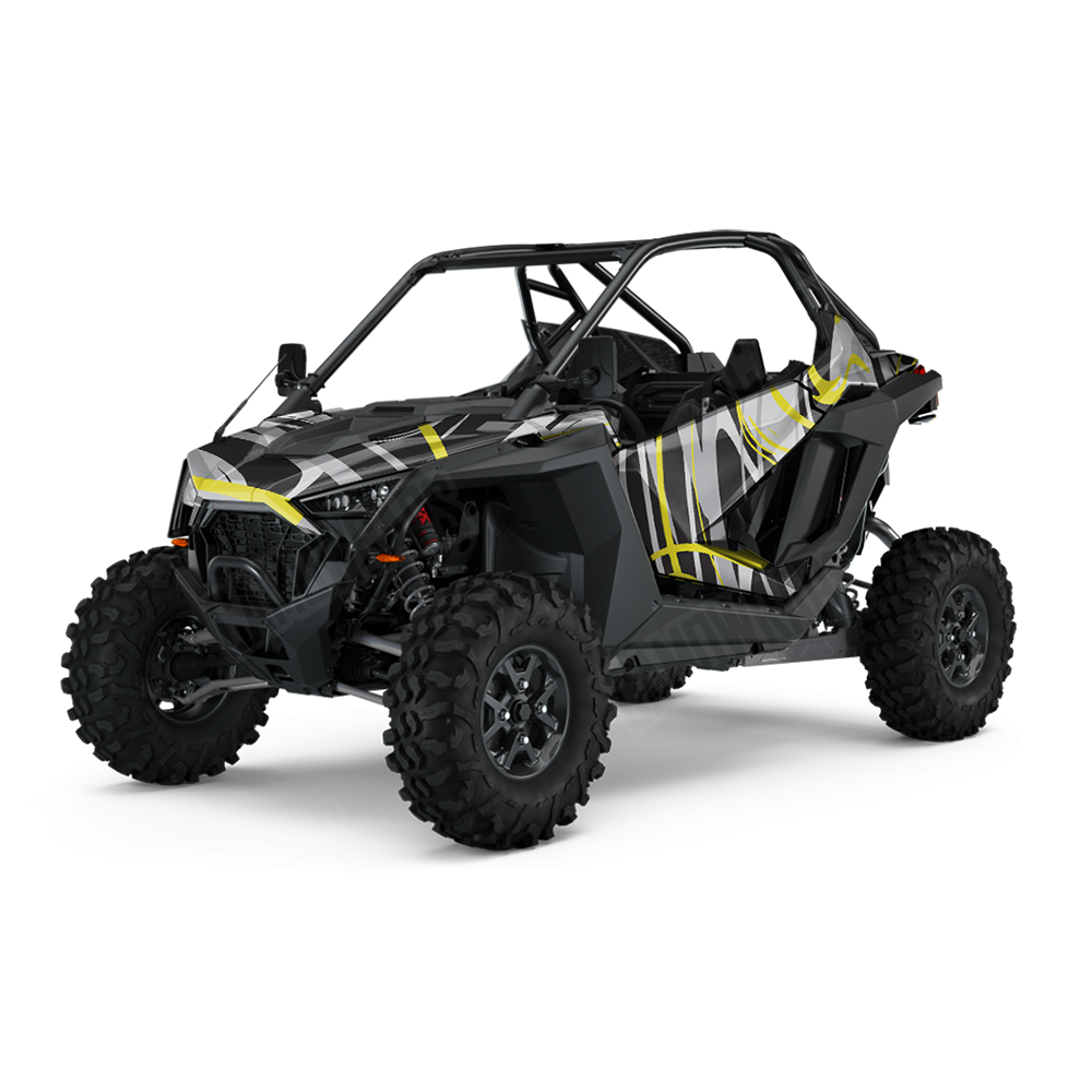 Liquid Smoke Yellow Tiger UTV Wraps
