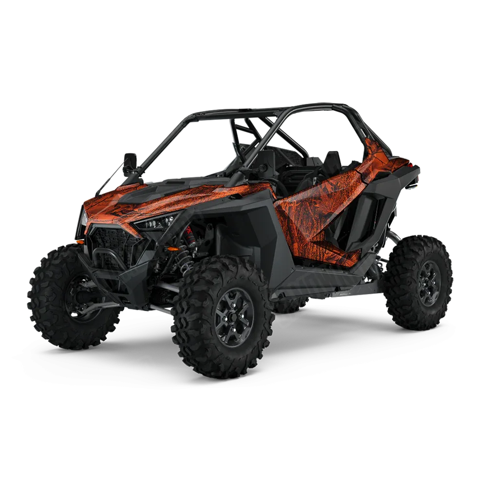 Nature Orange Forest UTV Wraps