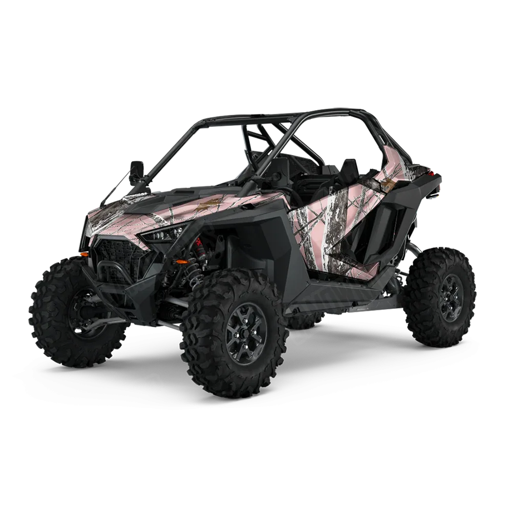 Nature Pink Snowstorm UTV Wraps