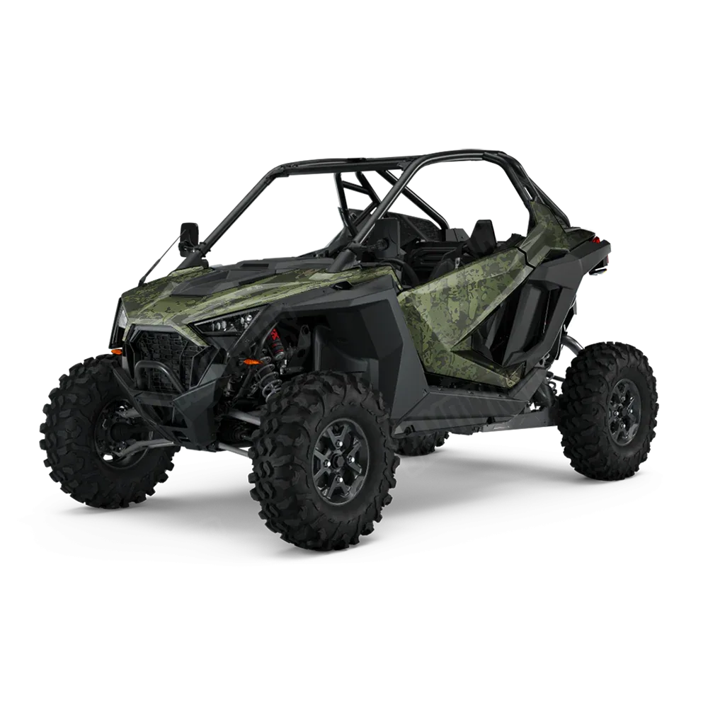 Pasted Army Green UTV Wraps