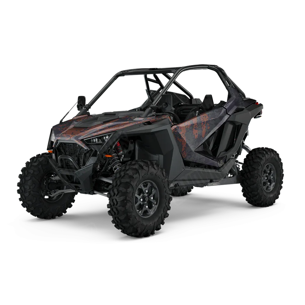 Pasted Blue Copper UTV Wraps
