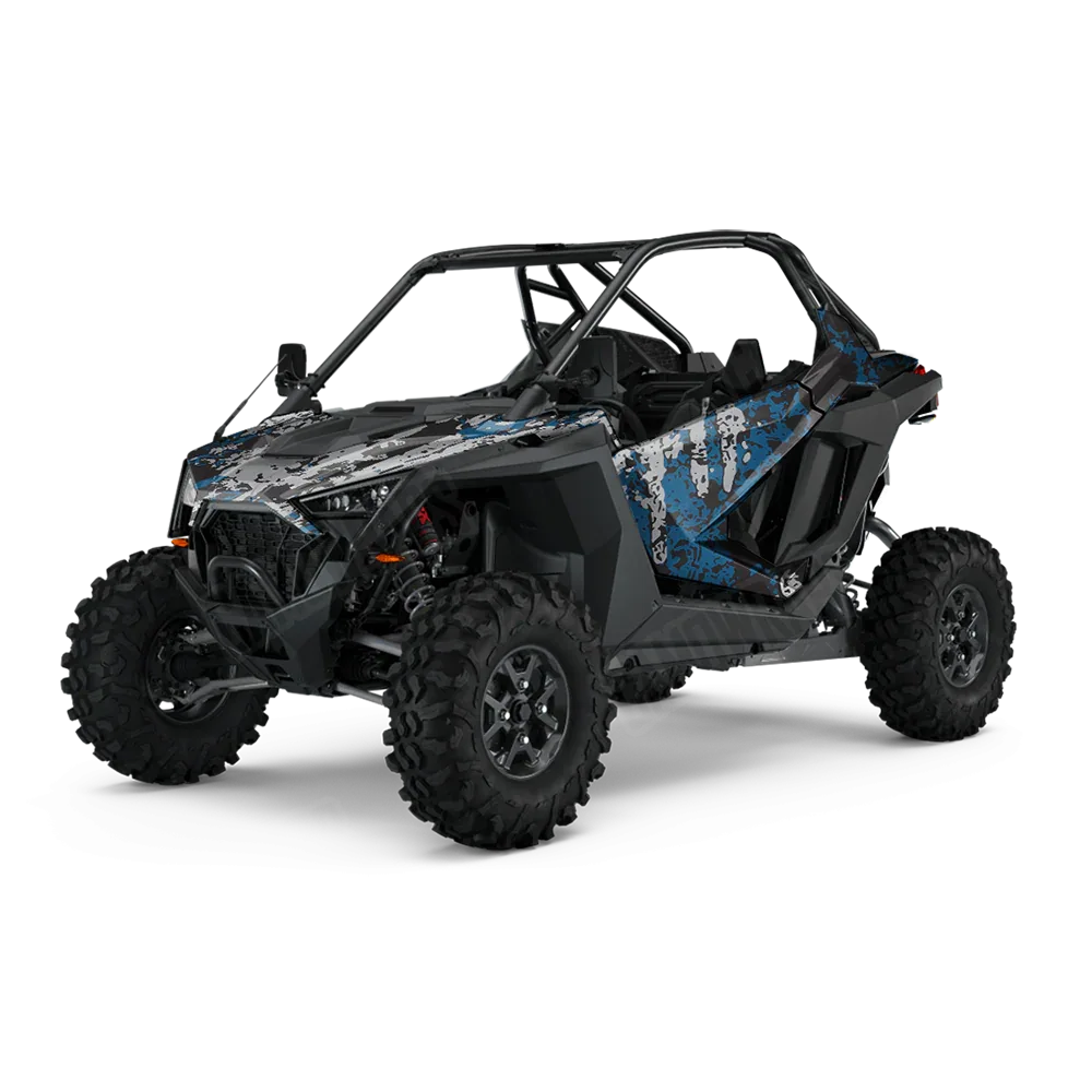 Pasted Blue Tiger UTV Wraps