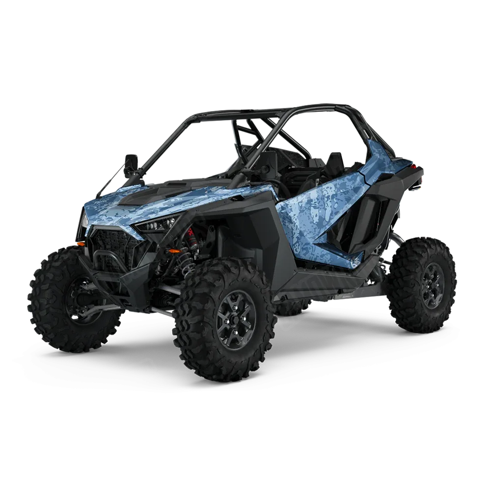 Pasted Cool Blue UTV Wraps