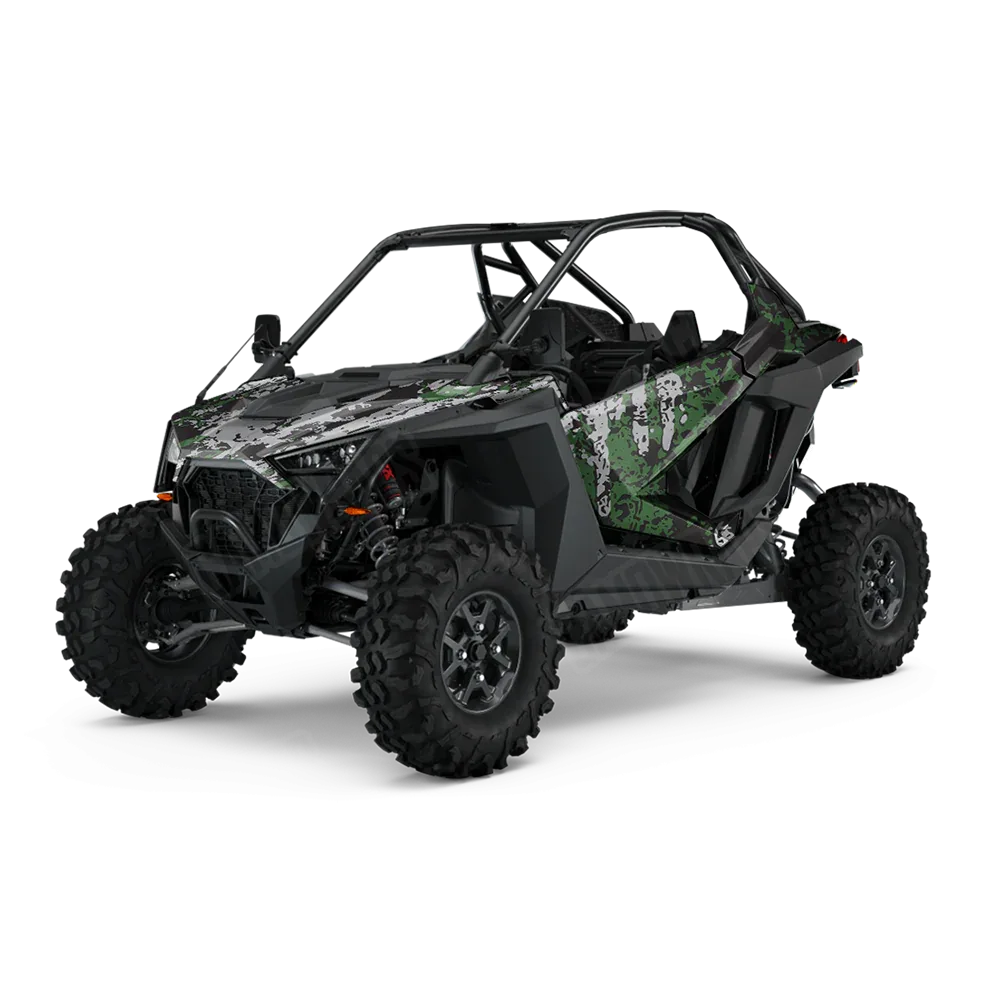 Pasted Green Tiger UTV Wraps