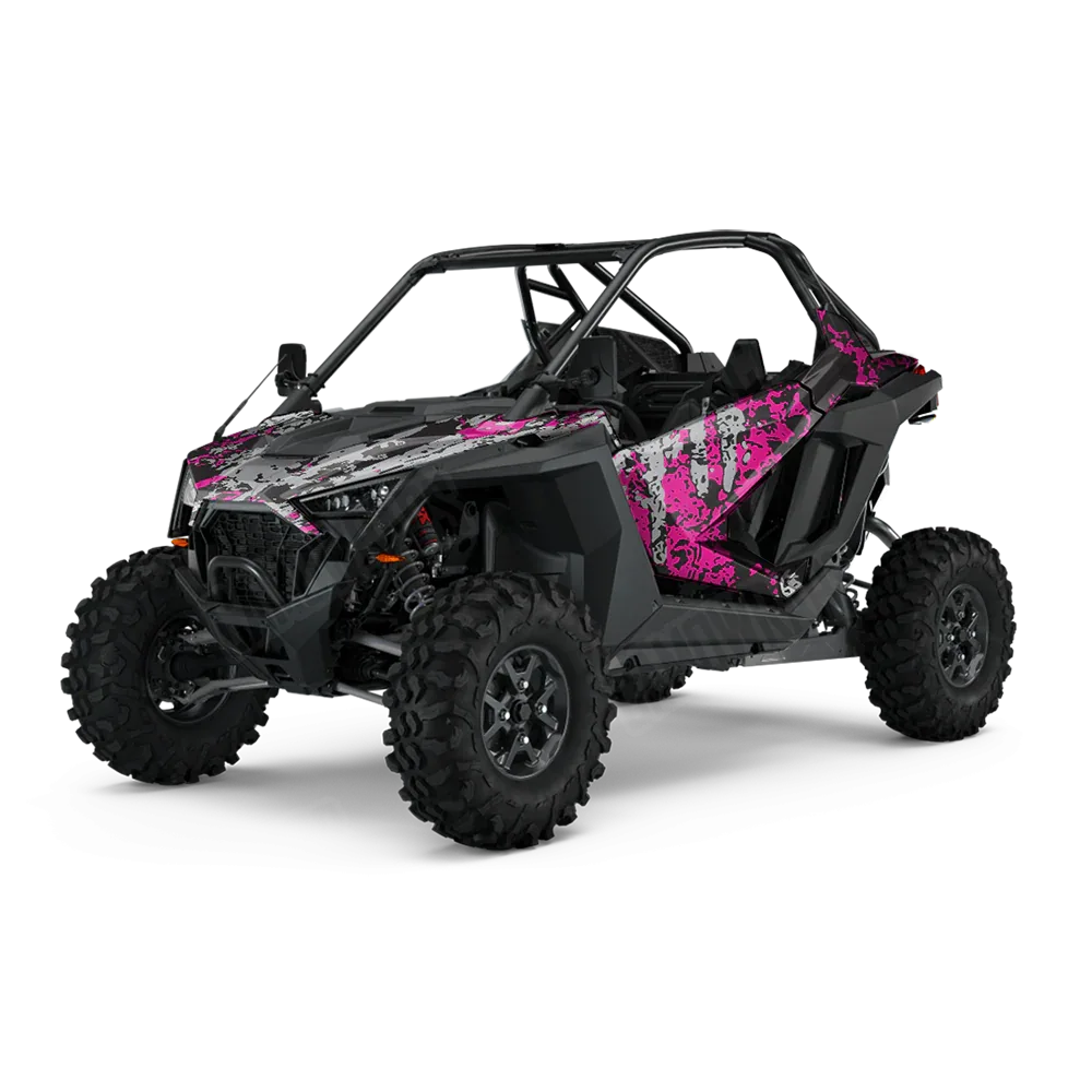 Pasted Magenta Tiger UTV Wraps