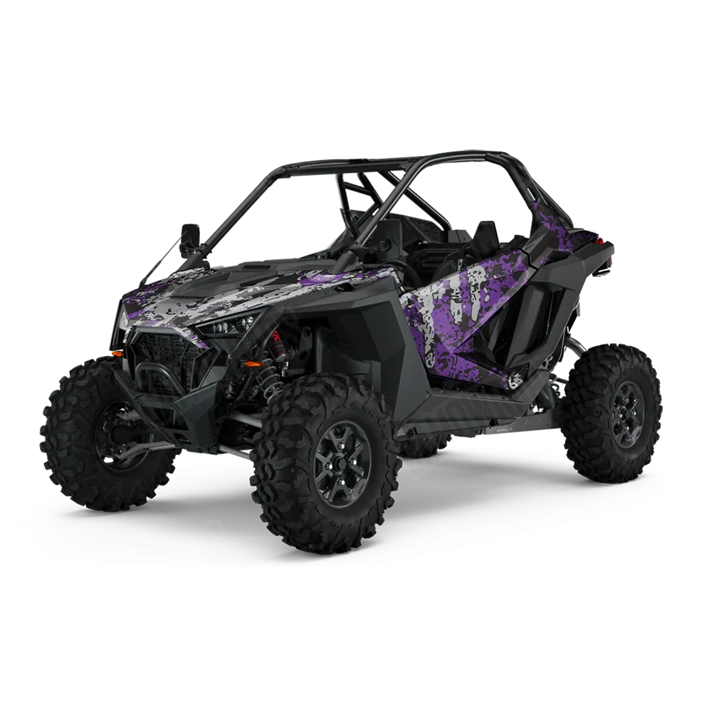 Pasted Purple Tiger UTV Wraps