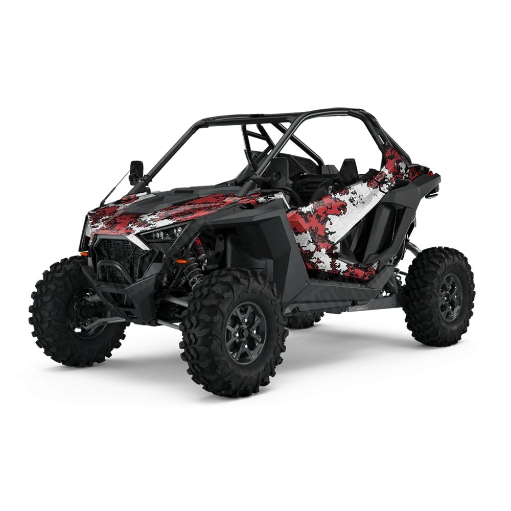 Prym1 Boulder Black Red White UTV Wraps